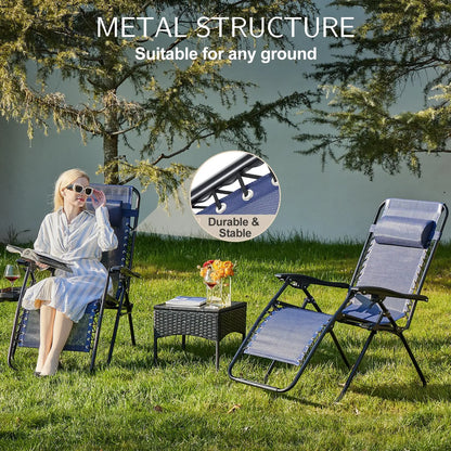 Zero Gravity Set of 2 Portable Recliner