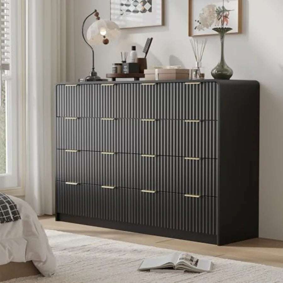Fluted Dresser for Bedroom