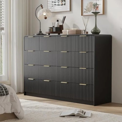 Fluted Dresser for Bedroom