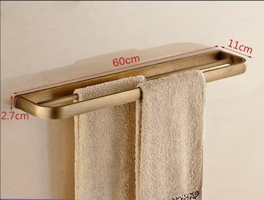 Bathroom Hardware Antique Bronze Bathroom Shelf,