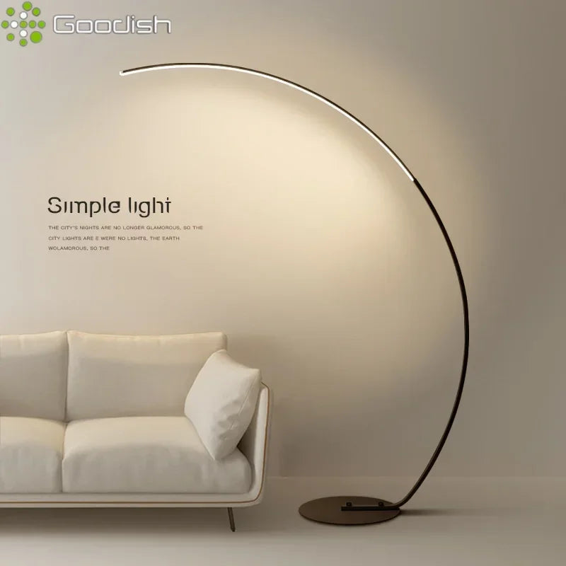 Minimalist Modern Living Room LED Floor Lamps