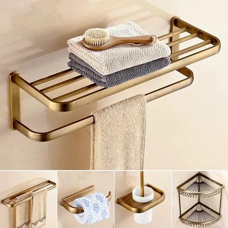 Bathroom Hardware Antique Bronze Bathroom Shelf,