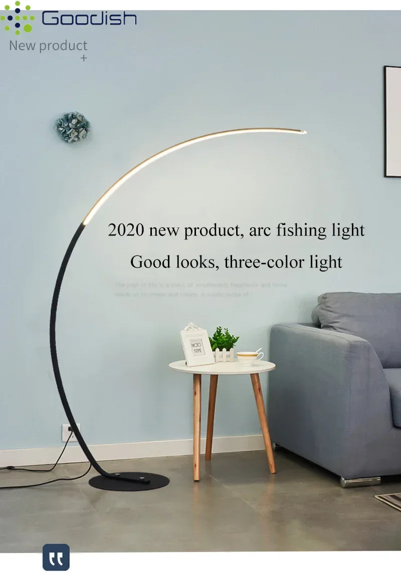 Minimalist Modern Living Room LED Floor Lamps